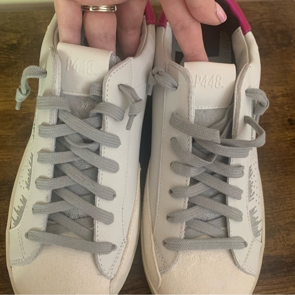 P448 John Goblin Sneaker Fuschia Size EU 41 New NWOB - Picture 3 of 13